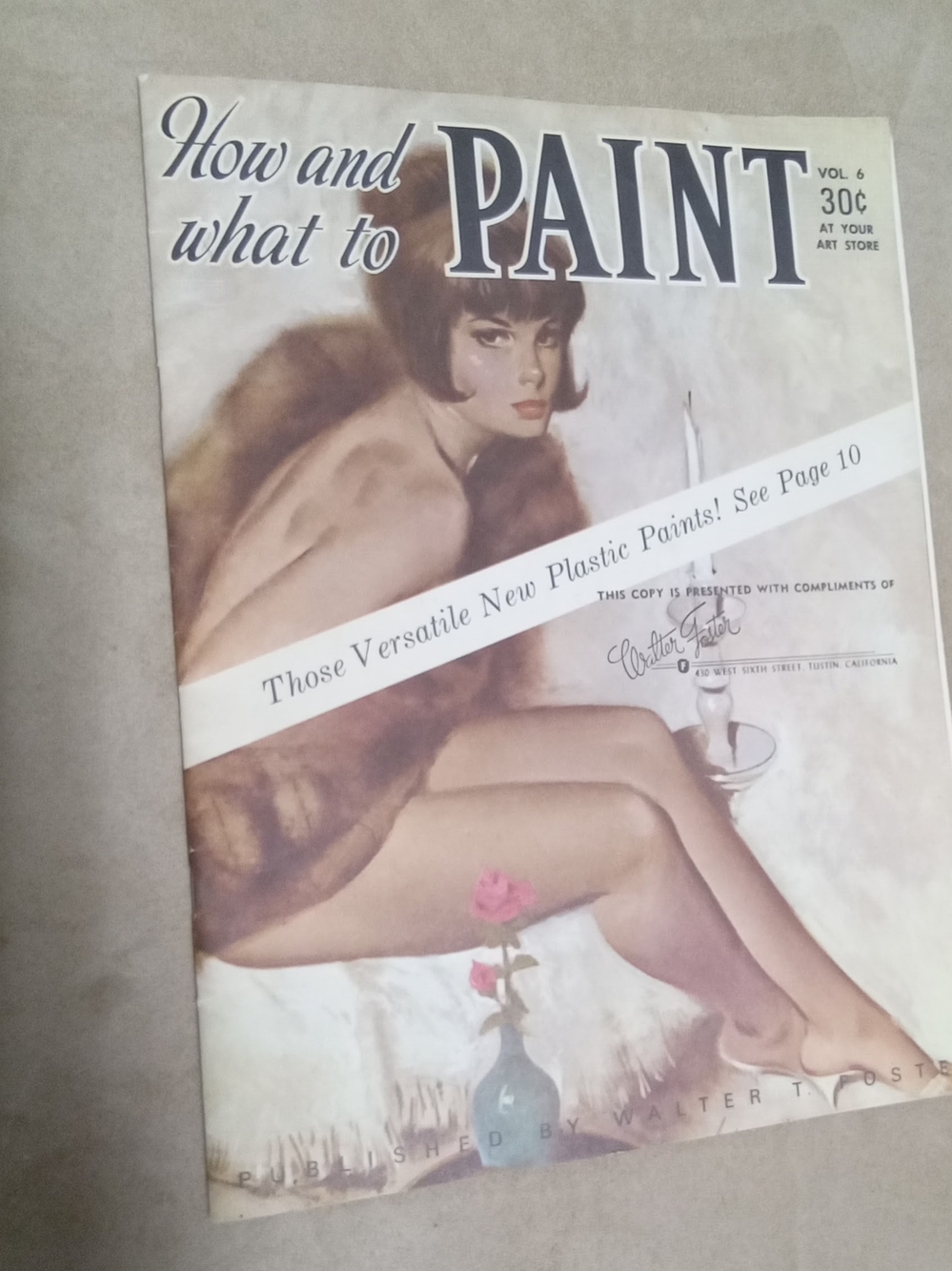 How and What to Paint, Vintage Art Poster